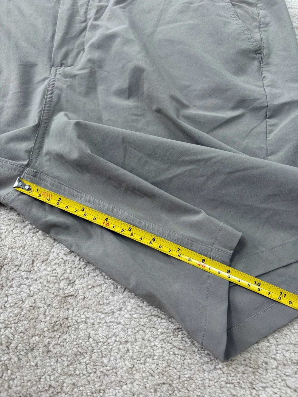 Free Fly Men’s Size 38 Dark Khaki Performance Chino Golf Hybrid Shorts